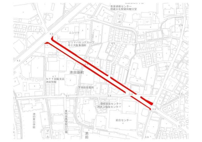クロネコヤマトの活動範囲が記された地図