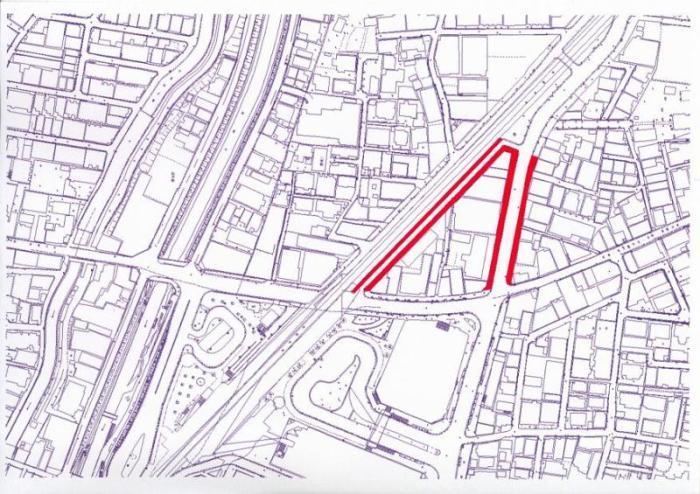 枚方信用金庫寝屋川支店の活動範囲が記された地図
