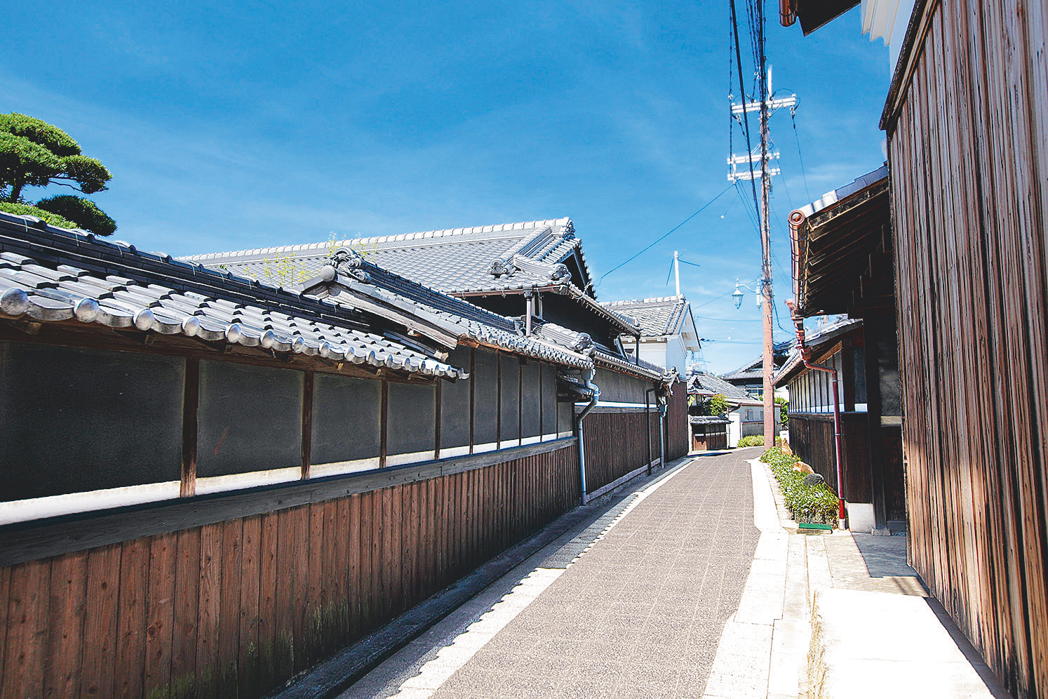 寝屋のまちなみ