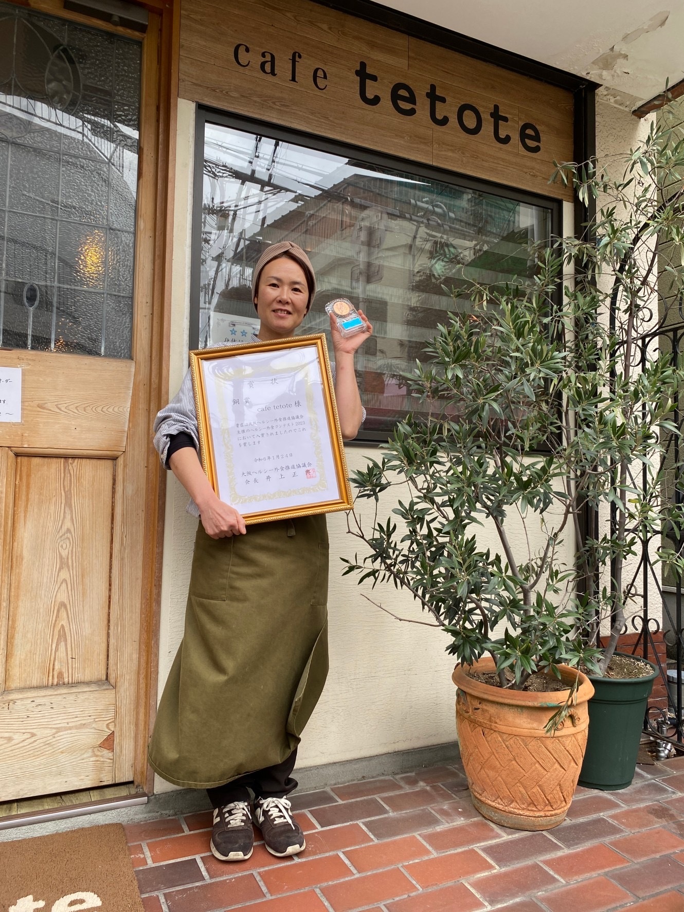 cafe tetoteの店主
