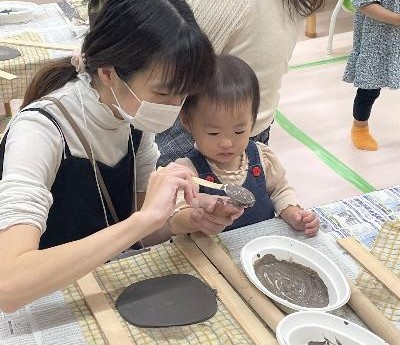 陶芸の様子のがぞう