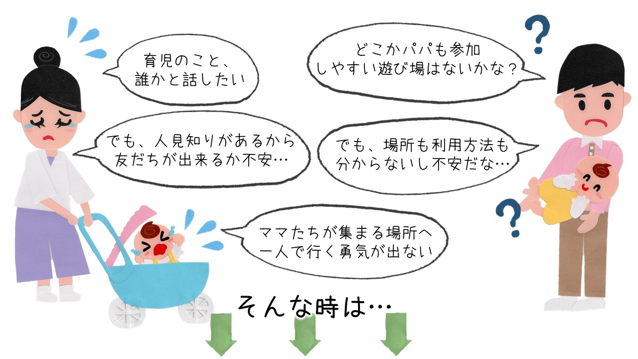 遊び場へ行くのが不安