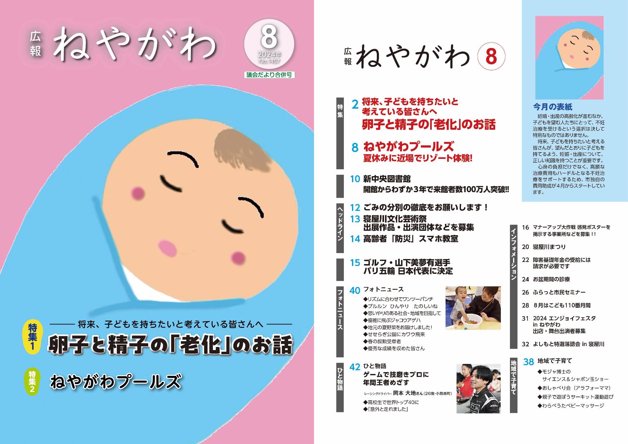 広報ねやがわ8月号