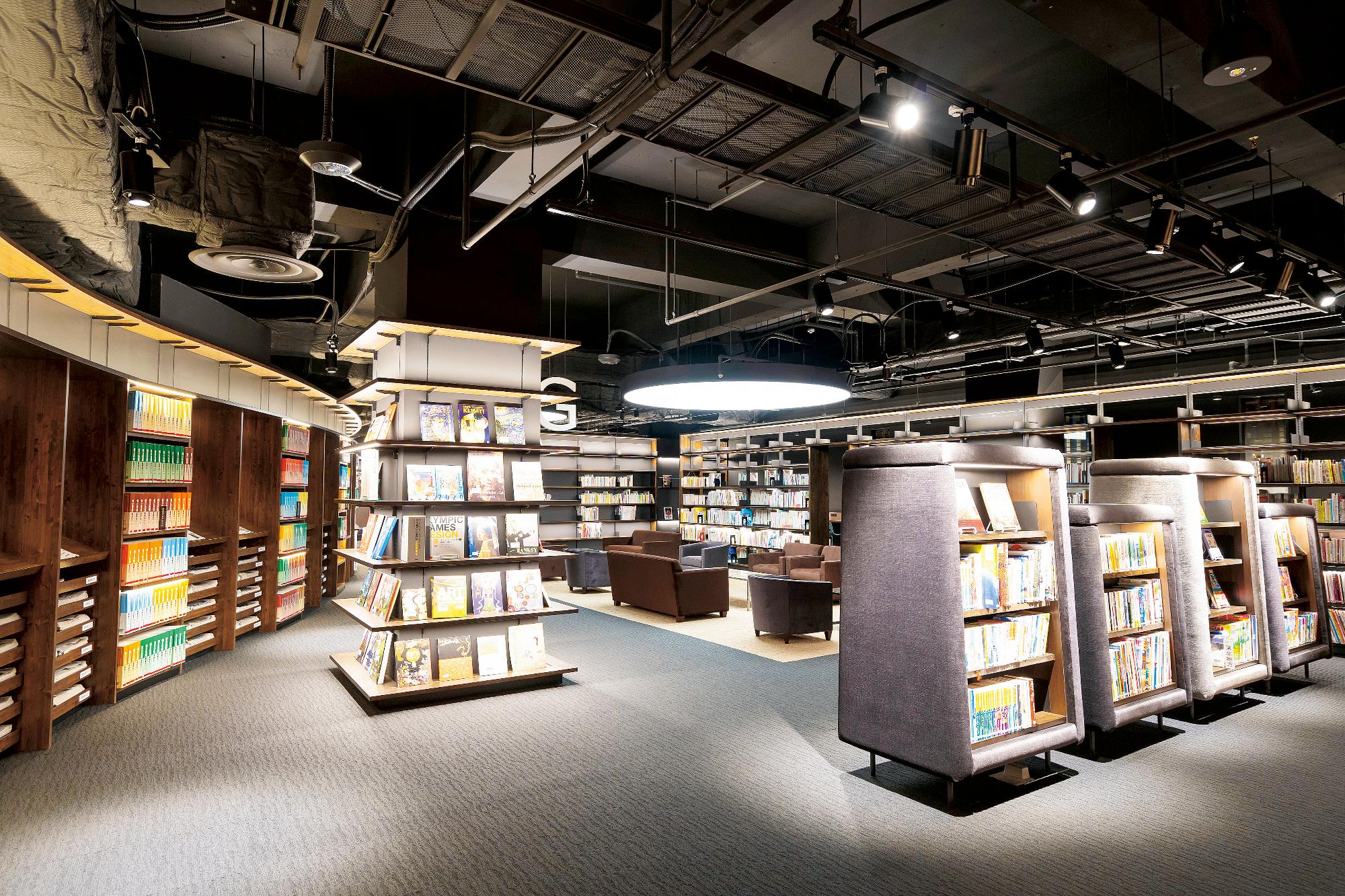 ガイドブックの図書館ページのイメージ画像1