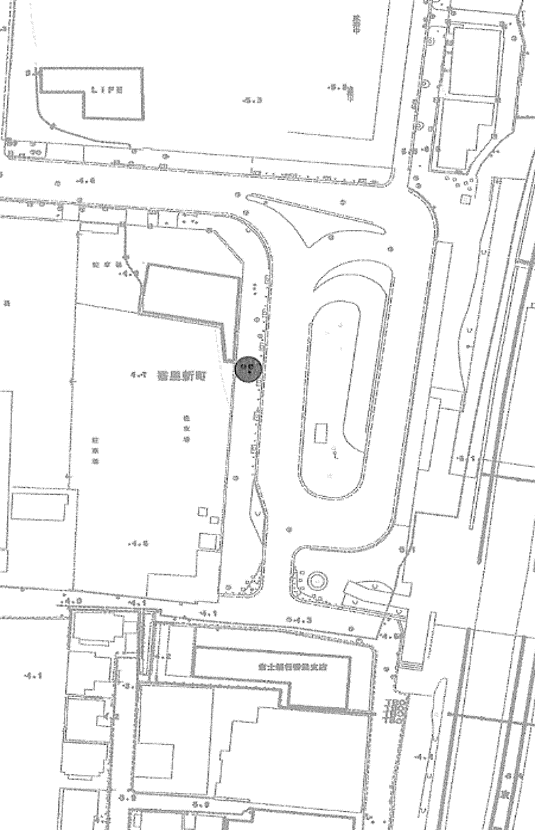 京阪香里園駅西側駅前広場 位置図