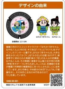 マンホールカード(裏面)の見本