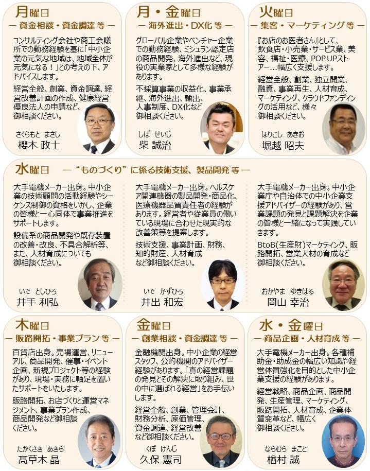 経営支援アドバイザーの紹介画像です。