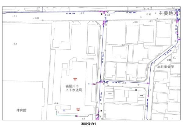 水道管管路図