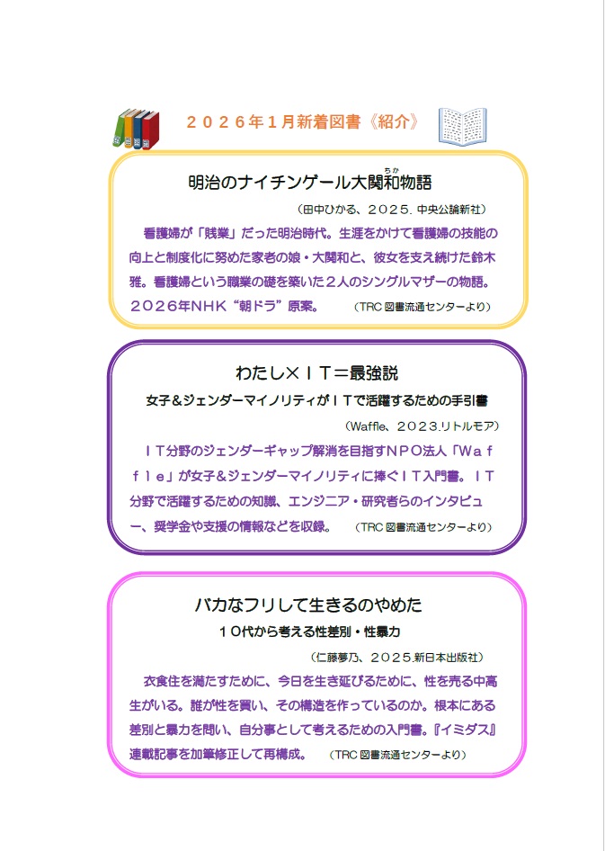令和7年度新着図書照会