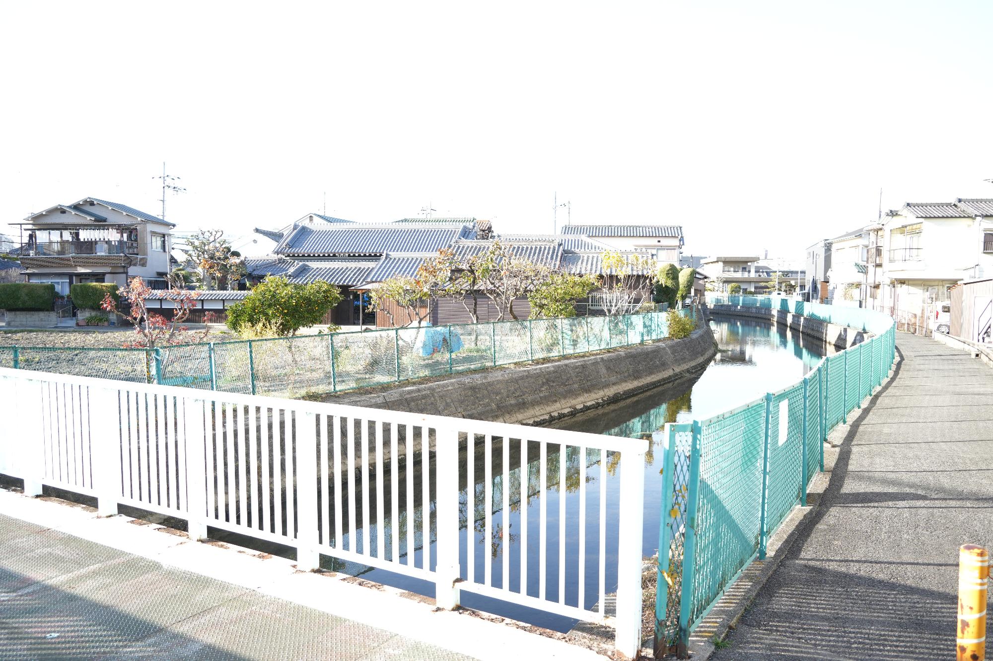 石津地区の寝屋川導水路