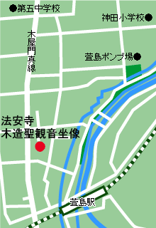 法安寺周辺の地図