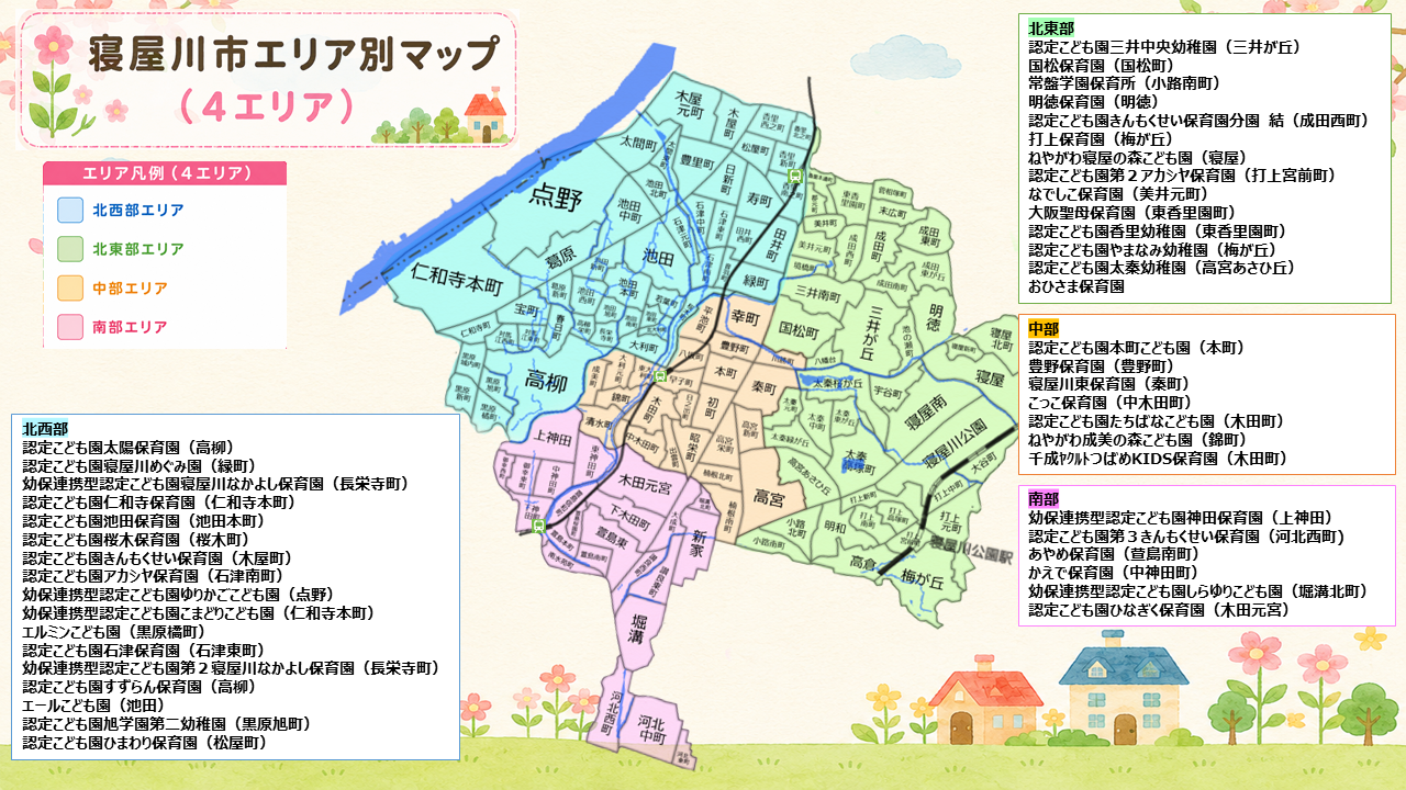 保育エリア別map