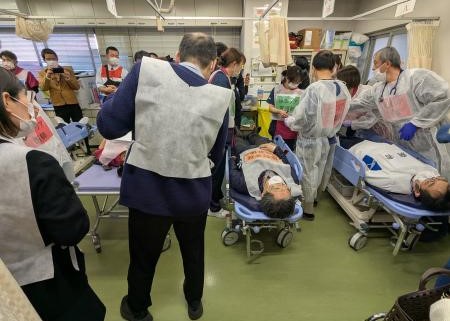 実地訓練の様子