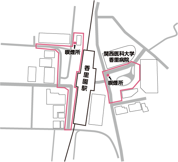 香里園駅禁止区域（変更後）