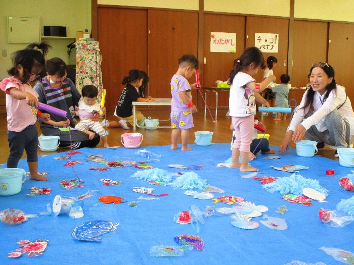 夏祭りごっこの様子2