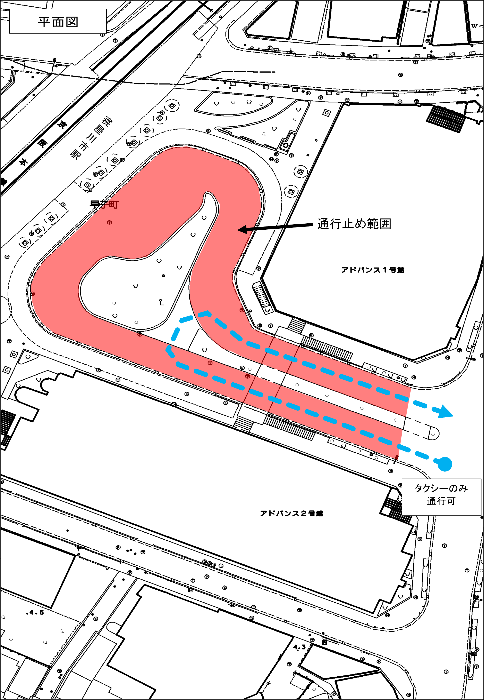 通行止め範囲図