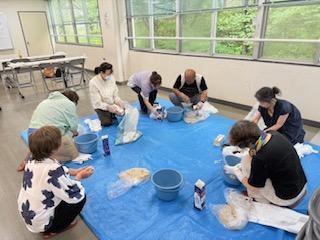 生ごみたい肥化土づくり