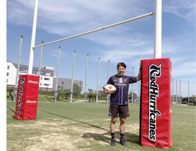 レッドハリケーンズ大阪のグラウンドで