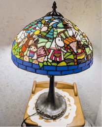 ムーミンをモチーフにしたランプシェード