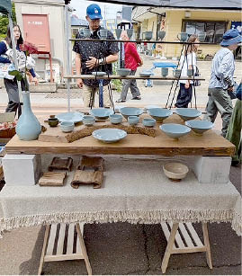 せと市に出展した青磁の作品