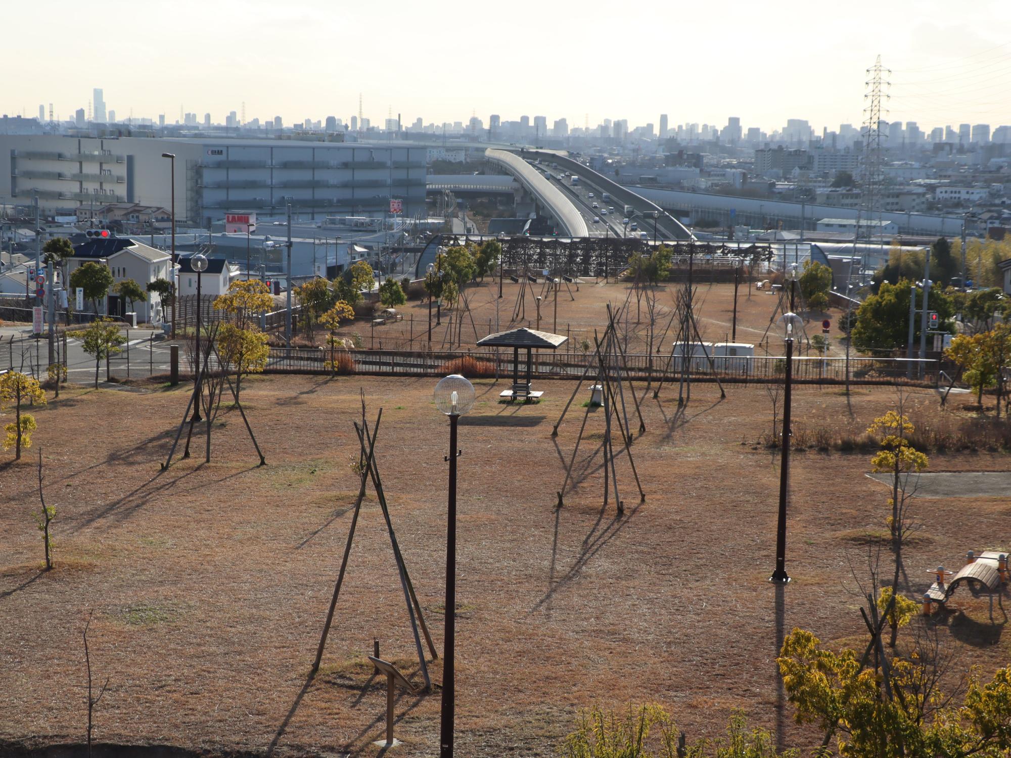 寝屋川第2トンネル北緑地・南緑地