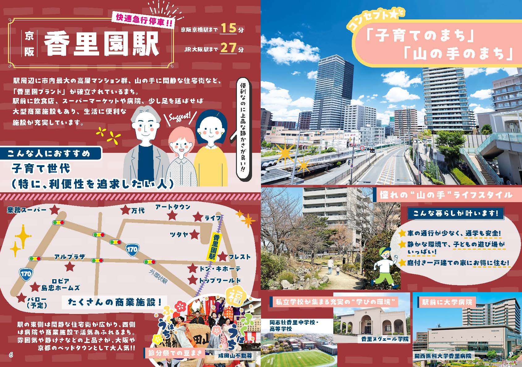 ガイドブック（香里園駅）