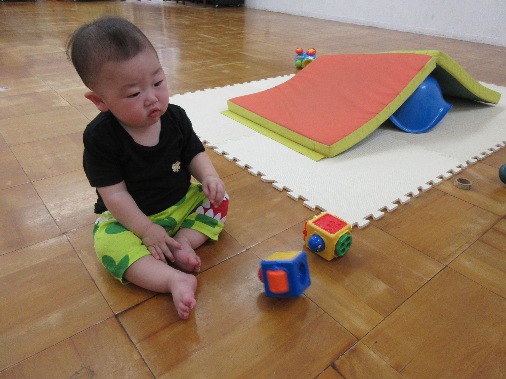 おもちゃで遊ぶ