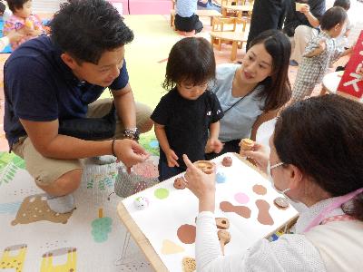 アイスクリーム屋さんの様子