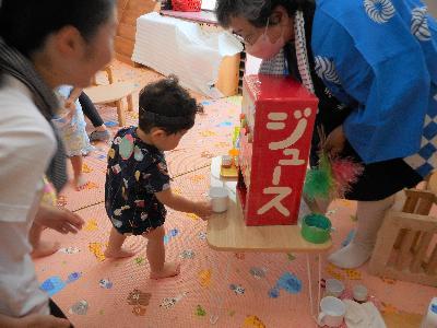 ジュース屋さんの様子