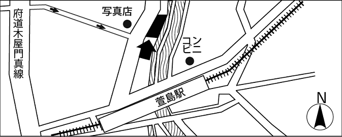下神田公民館周辺の地図