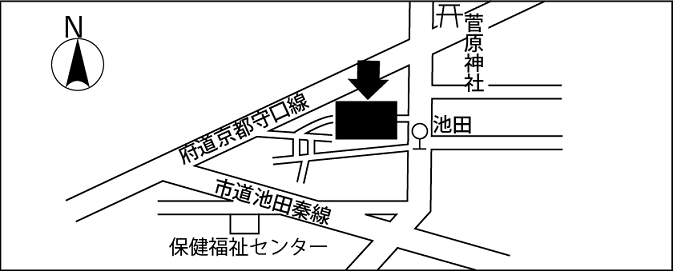 桜小学校周辺の地図
